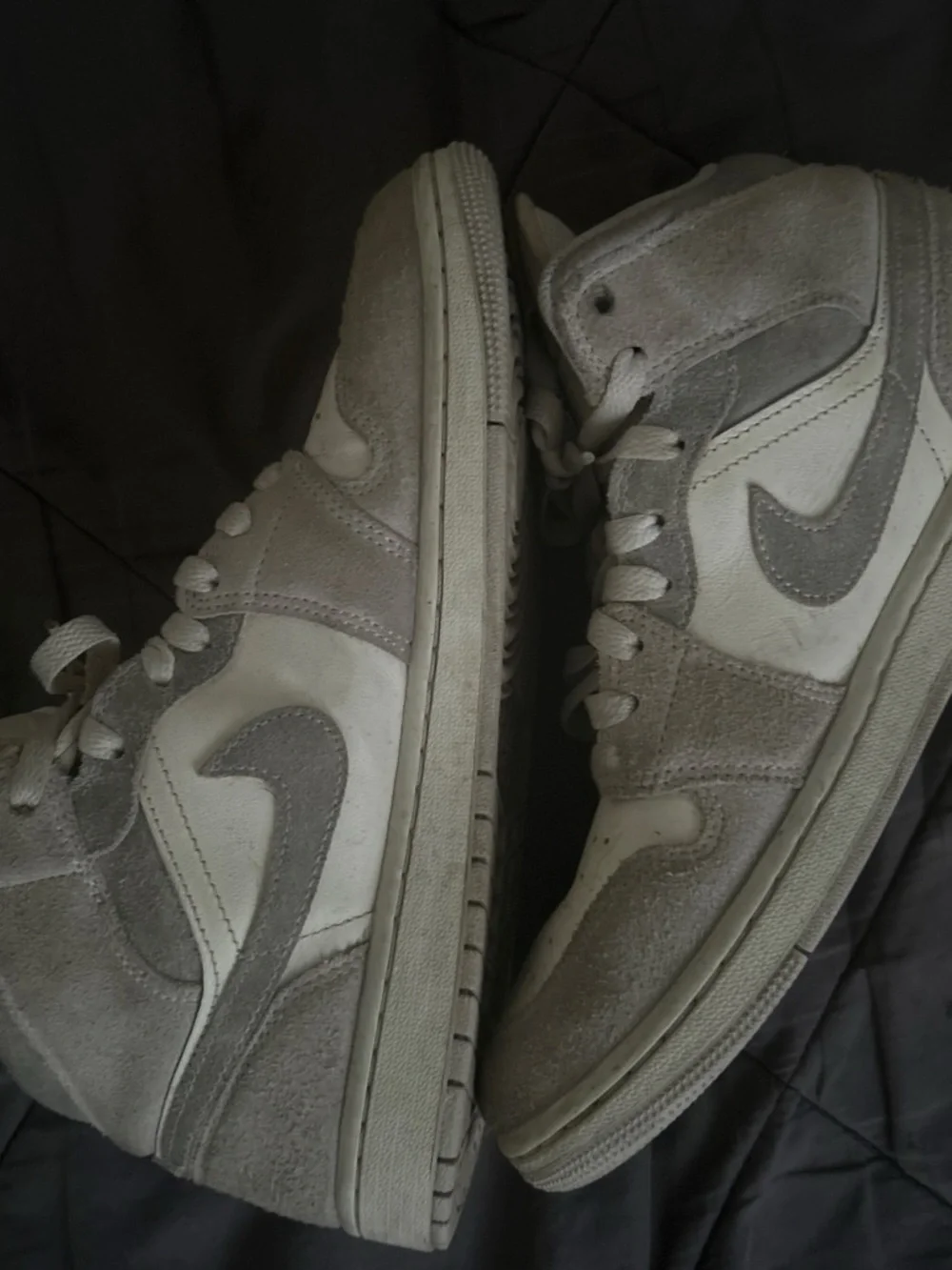 Jordan Men's Gray/Black Low-Top Sneakers